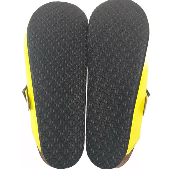 Calceo Yellow Colored And Brown Dachshund Dog Patterned Clogs - Picture 7 of 7